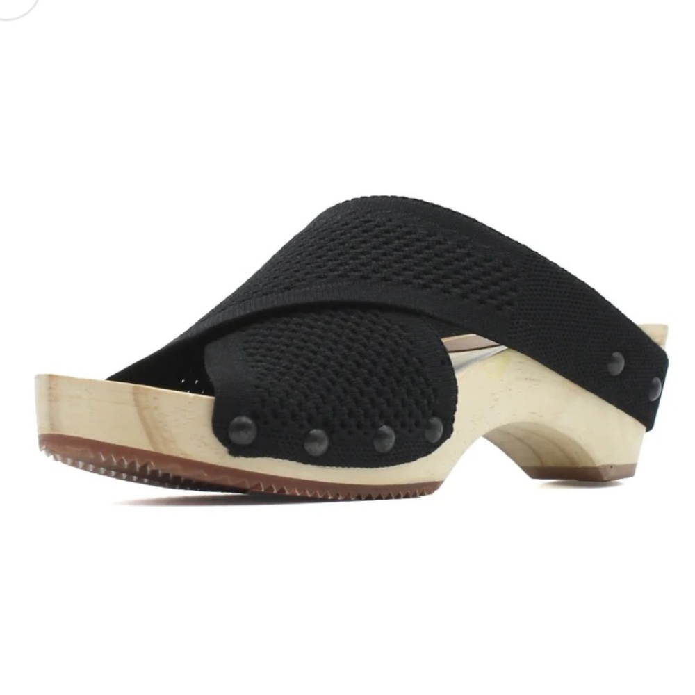 Jax & Bard Women's Libby Wooden Platform Sandals NWT Size 39 Wide (8.5/9 Wide)